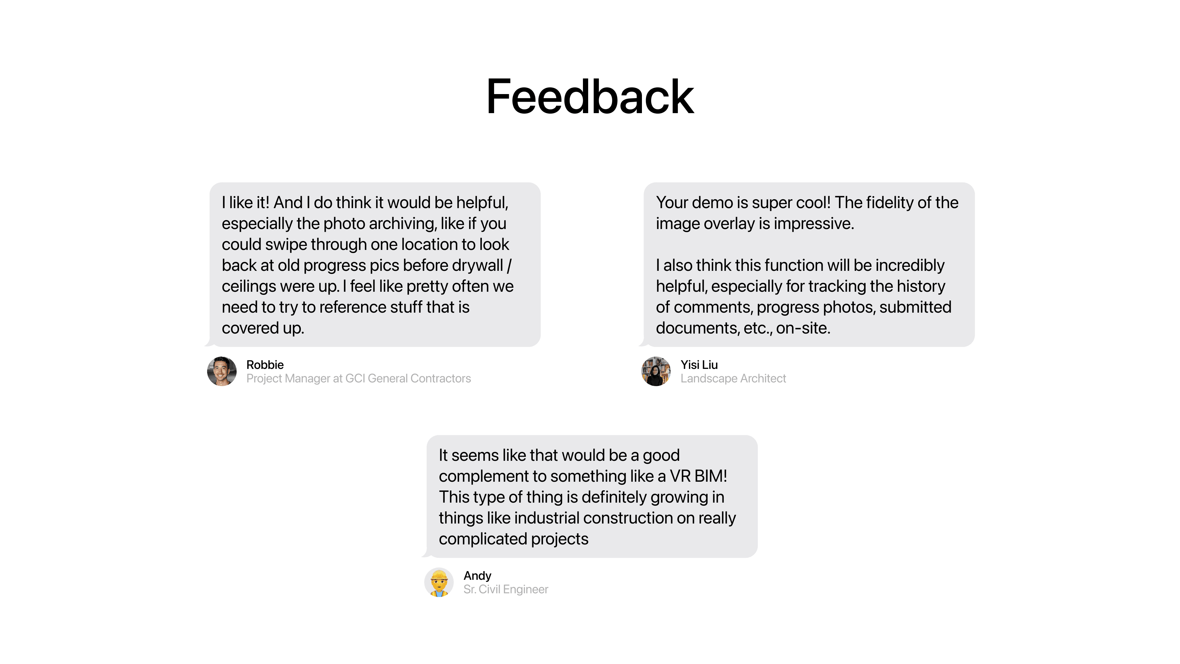 Feedback