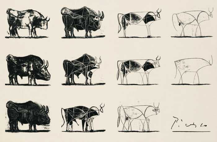 Picasso's bull painting